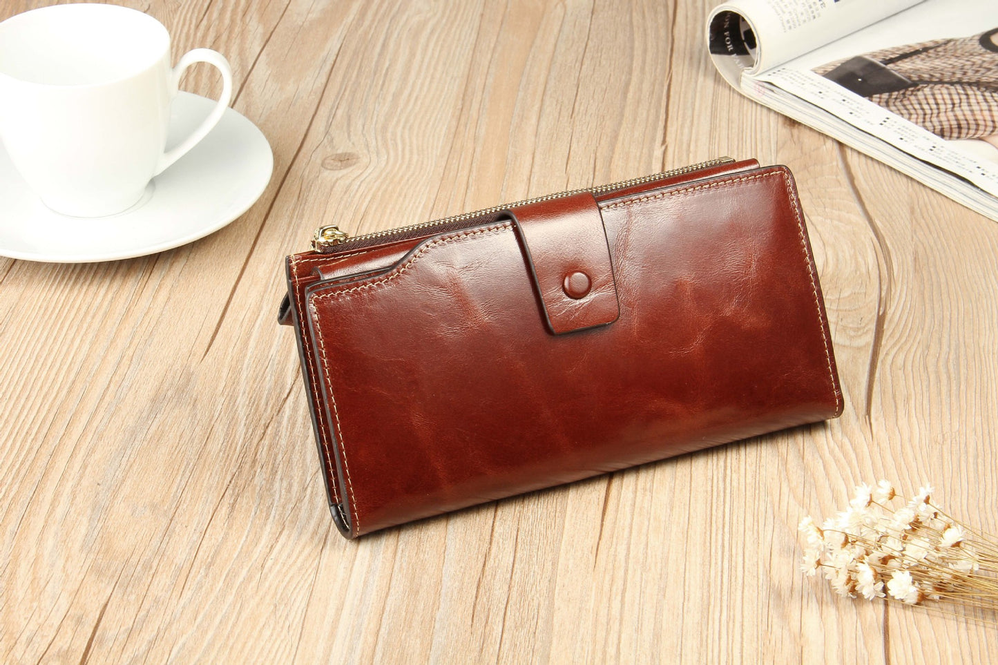 Women's New Swiping Long Large Capacity Ladies Wallets