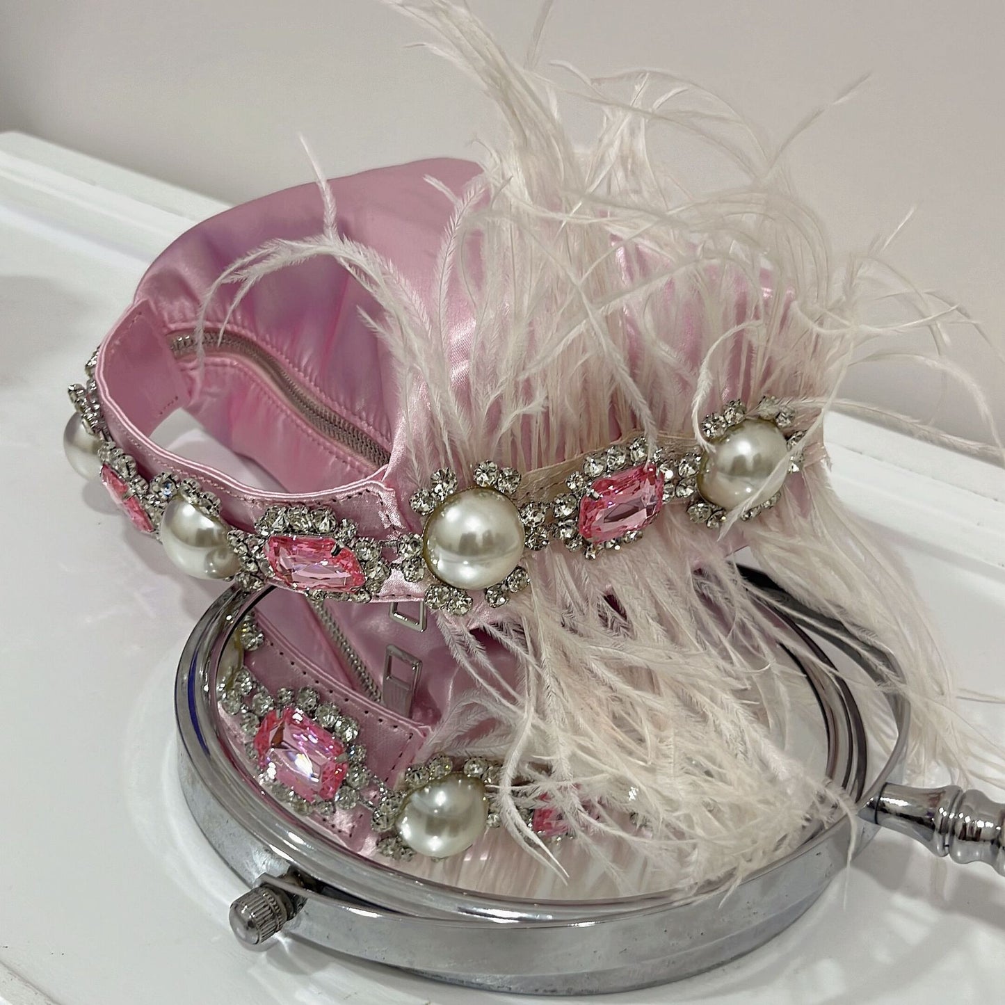 Women's Clutch Rhinestone Pearl Satin Lunch Box Summer Handbags