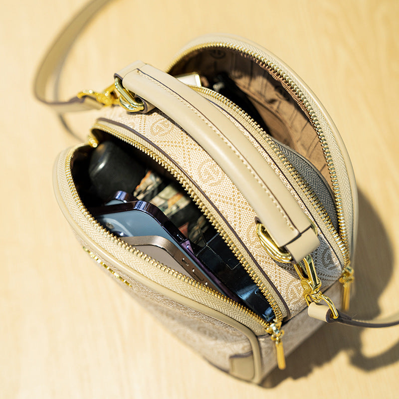 Women's Ge Lauder Light Luxury Fashion Round Crossbody Bags