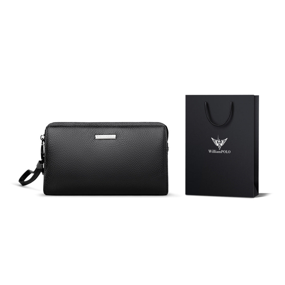 Men's Emperor Paul Clutch Leather Password High-grade Men's Handbags