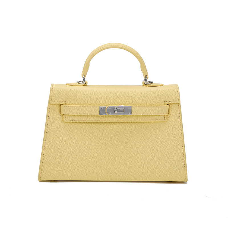 Women's Genuine Leather Second Generation Kelly Palm Print Handbags