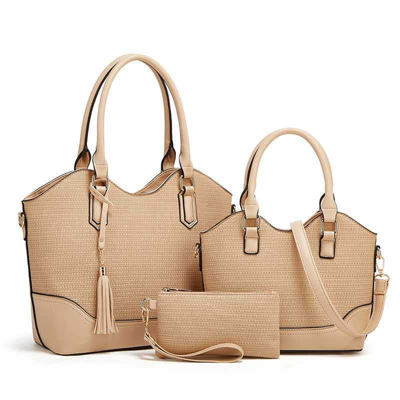 Three-piece Set Of Mother Large Medium Handbags