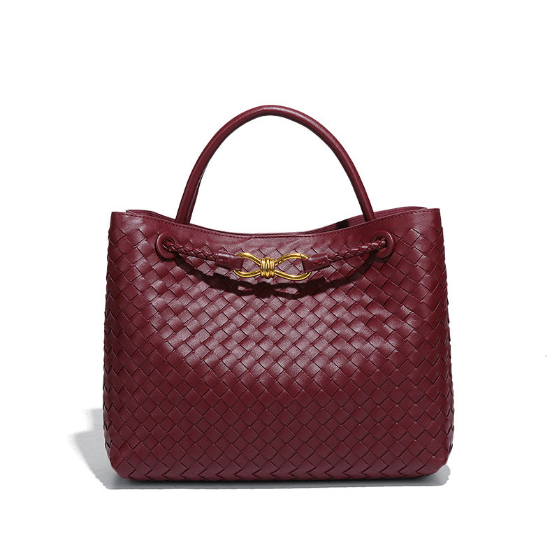 Women's Retro Large Capacity For Hand-woven Fashion Handbags