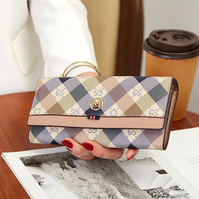 Women's Long Clutch Large Capacity Simple Ladies Wallets