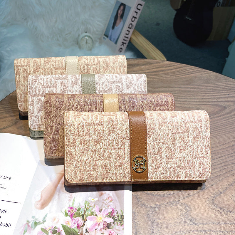 Women's Long Simple Large Capacity Multifunctional Elegant Clutch Ladies Wallets