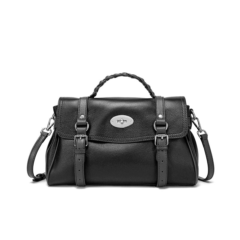 Women's Genuine Leather Advanced Natural Fall Pattern Crossbody Bags