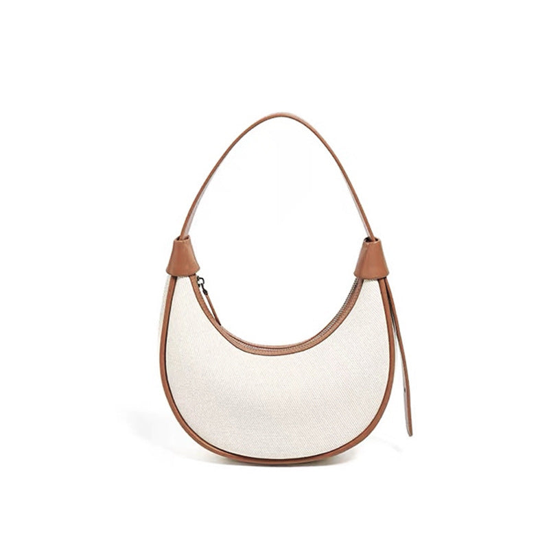 Women's Commuter High-grade French Style Underarm Cloth Armpit Bags