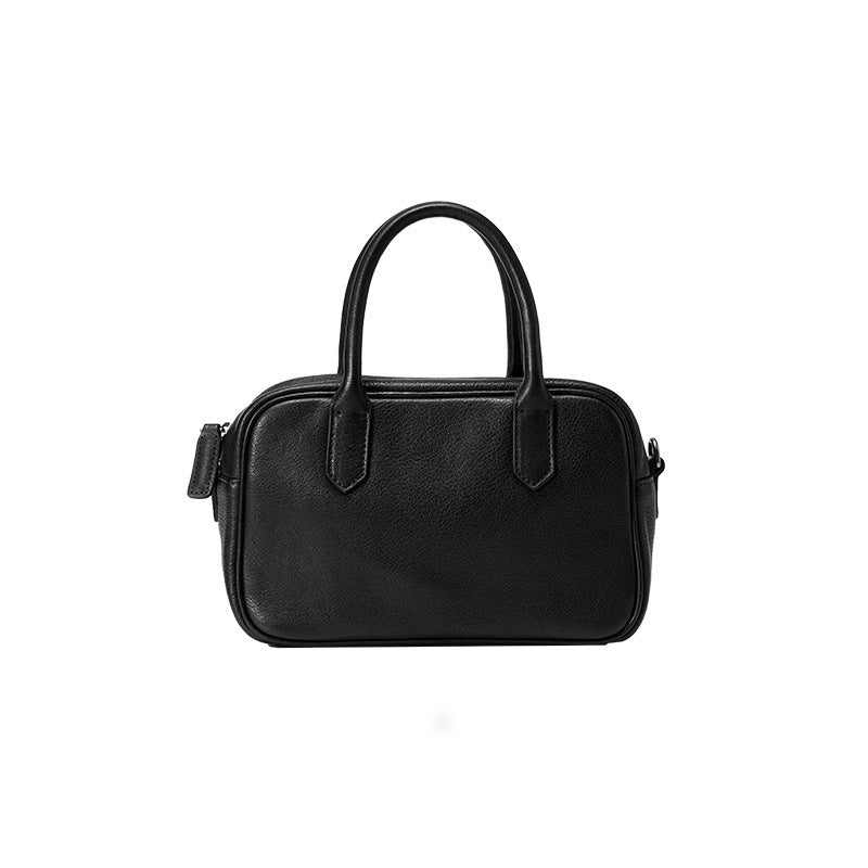 Wide Narrow Top Layer Vegetable Tanning Leather Handbags