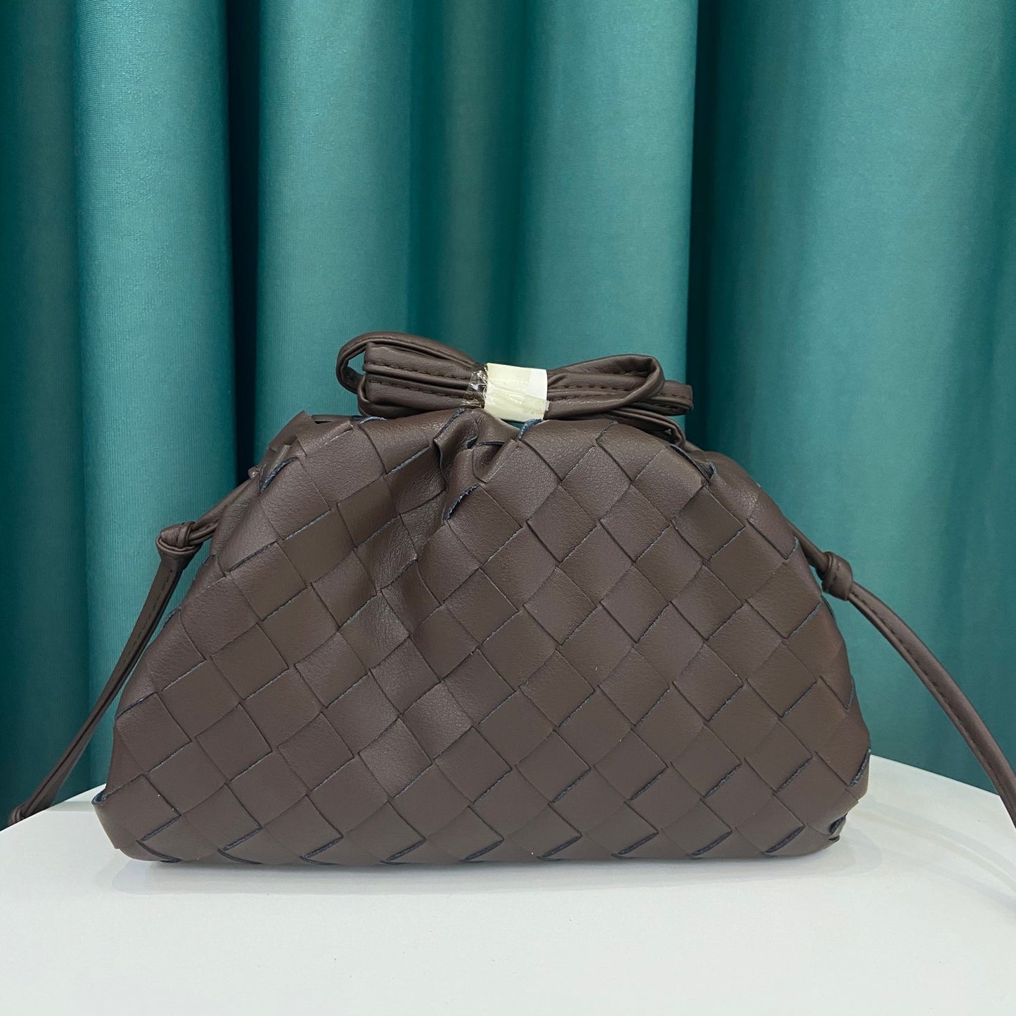 Fashion Clutch Woven Korean Style Cloud Soft Leather Crossbody Bags