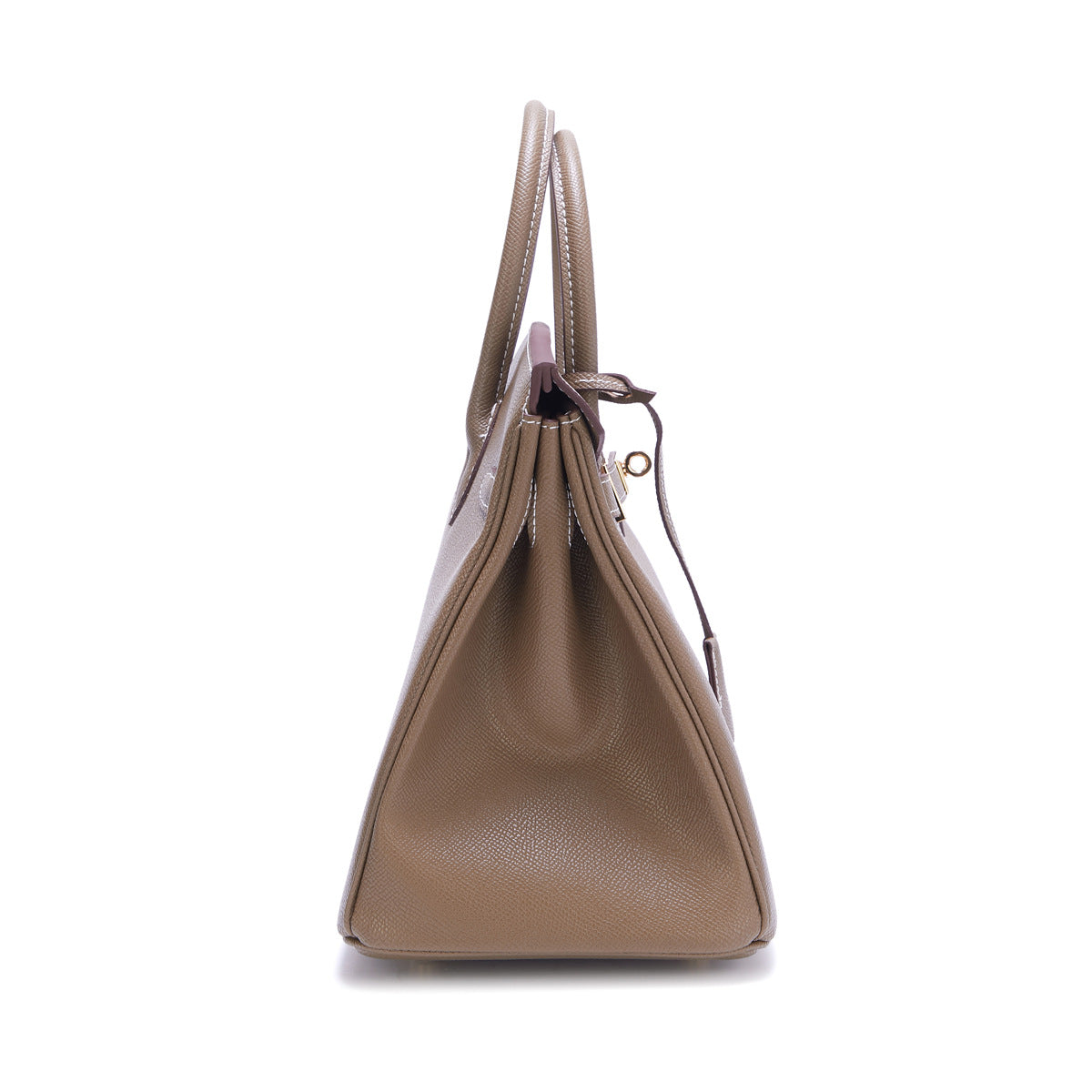 Women's Fashionable Elegant Palm Print Genuine Leather Textured Western Style Handbags