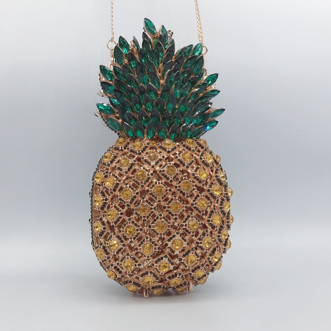 Women's Pineapple Diamond Fruit Party Banquet Full Evening Bags