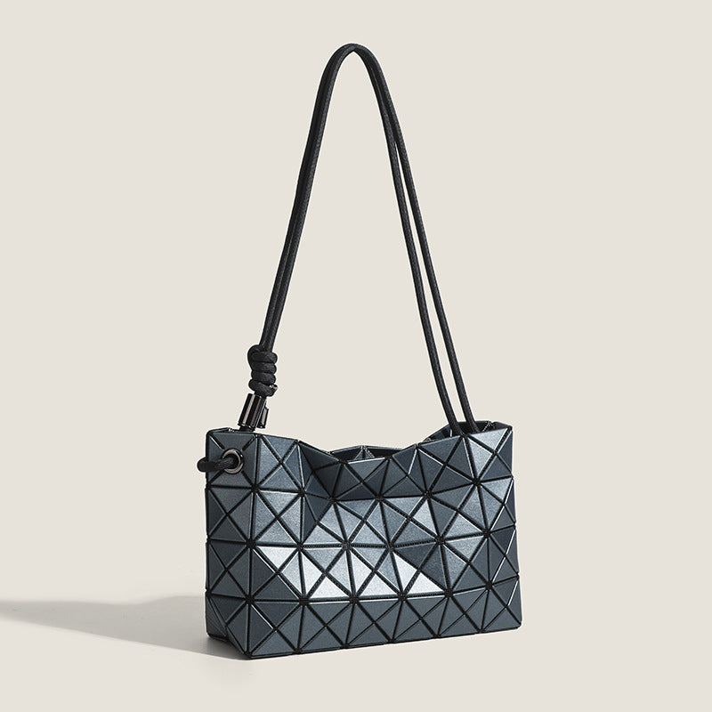 Style Matte Fashion Commuter Geometric Diamond Shoulder Bags