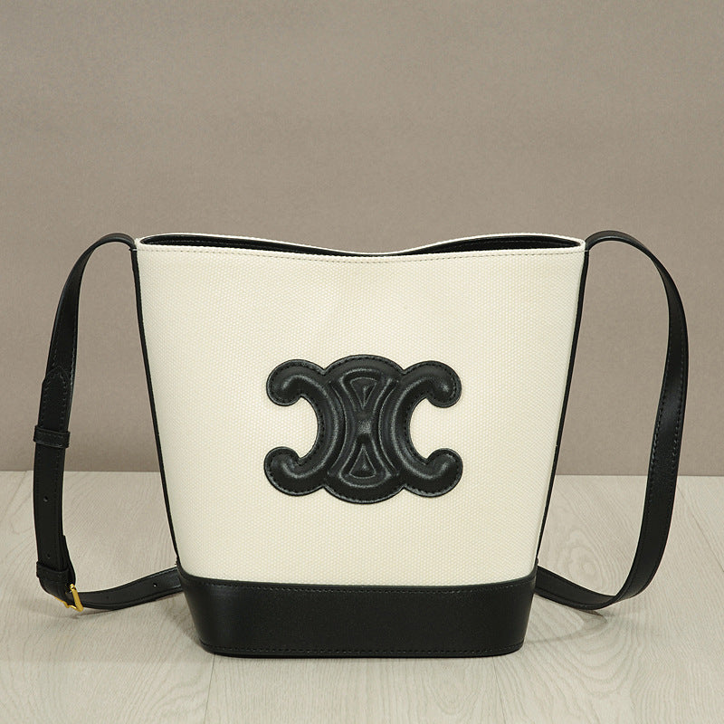Arc Leather Niche Retro Large Capacity Crossbody Bags