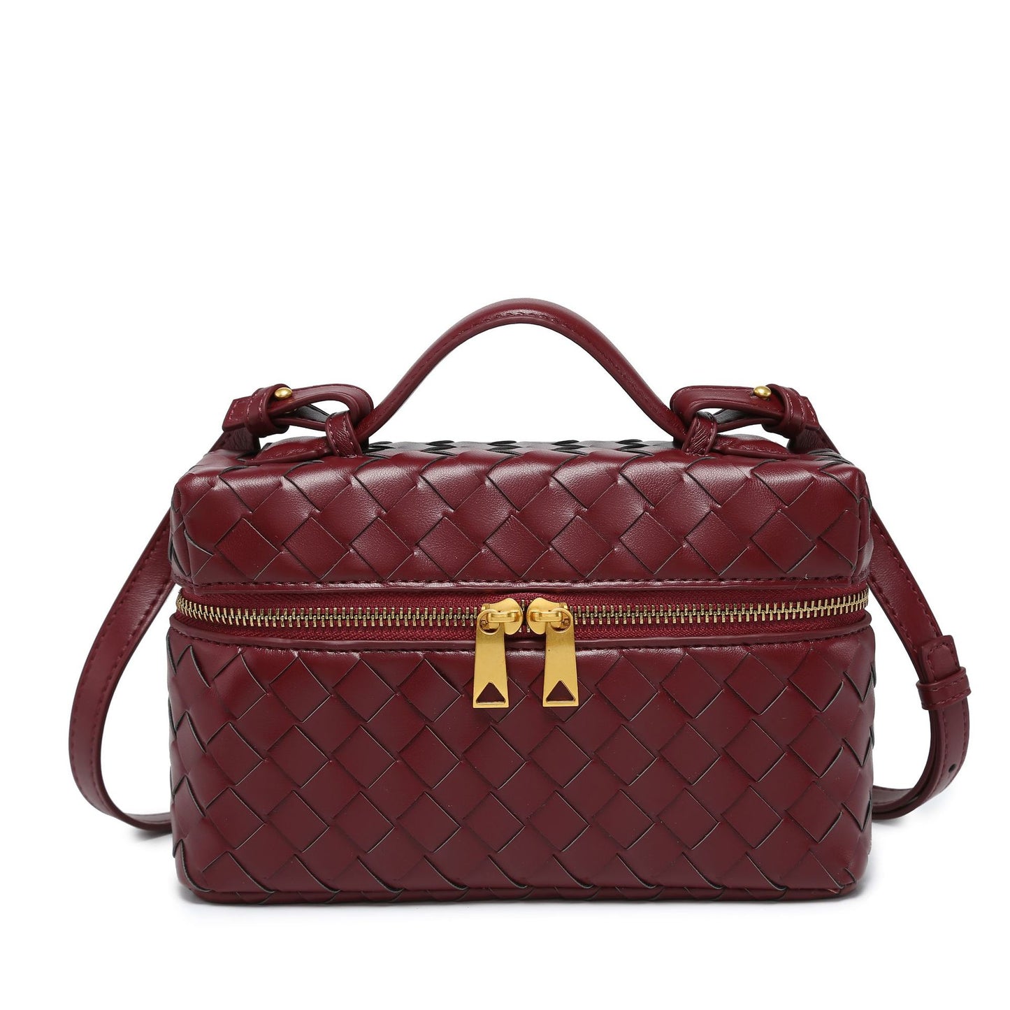 Women's Woven Box Lunch Retro Fashion For Handbags