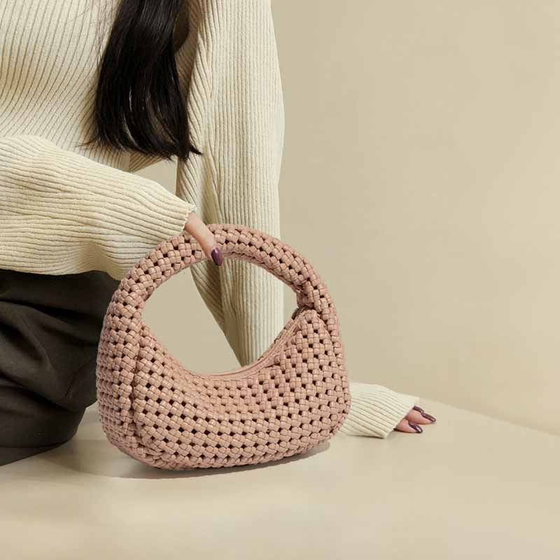 High Sense Hand-woven Fashion Trendy French Design Handbags
