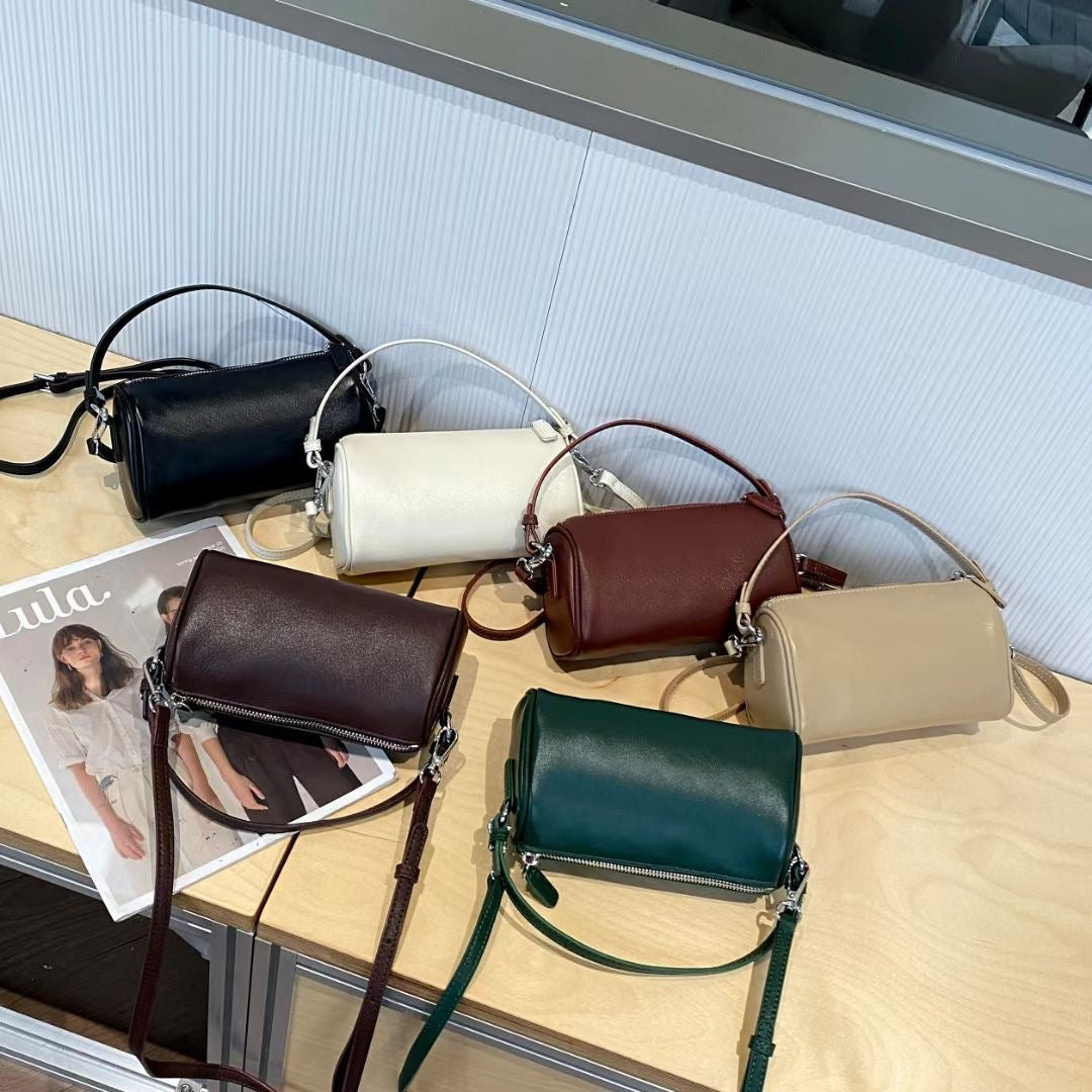 Women's Layer Cowhide Underarm Fashion Advanced Texture Genuine Crossbody Bags