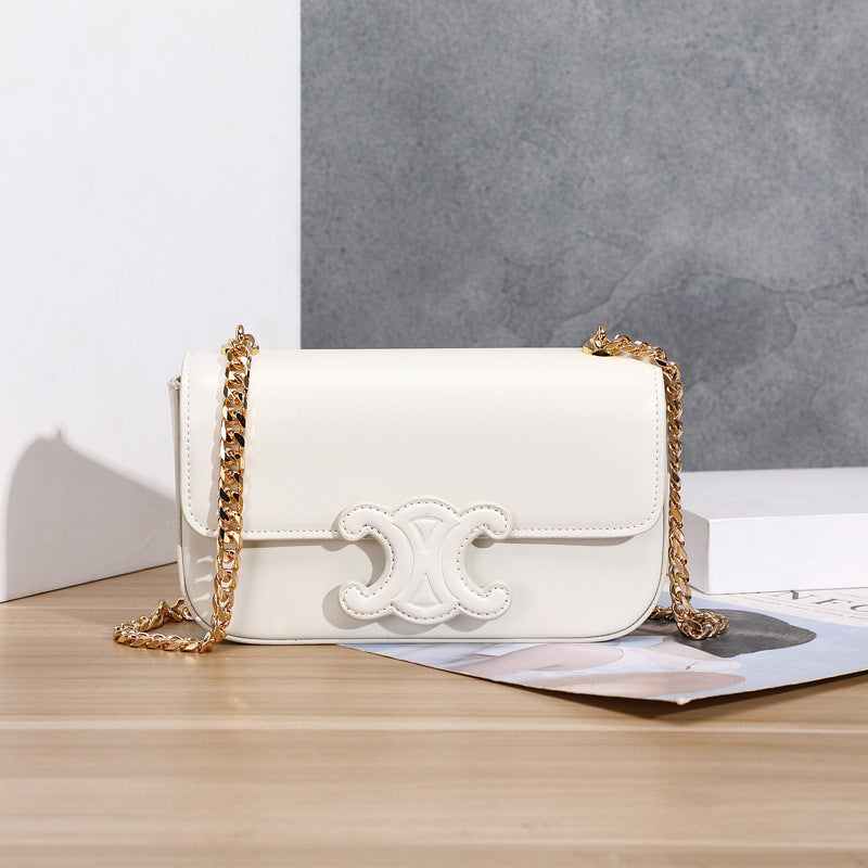 Spring Genuine Leather Fashion Chain Trendy Shoulder Bags