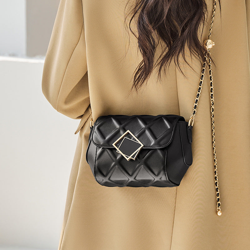 Women's Fashionable Genuine Leather High-grade Chain For Crossbody Bags