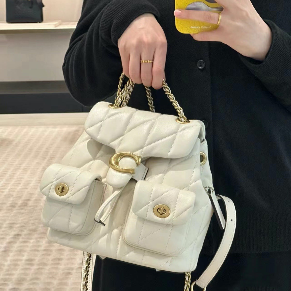 Women's Retro Sheepskin Chain Diamond Style Bags