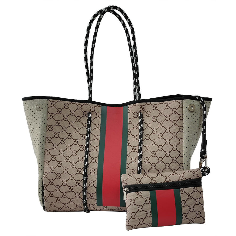 Neoprene Beach Printing Weekend Portable Seaside Handbags