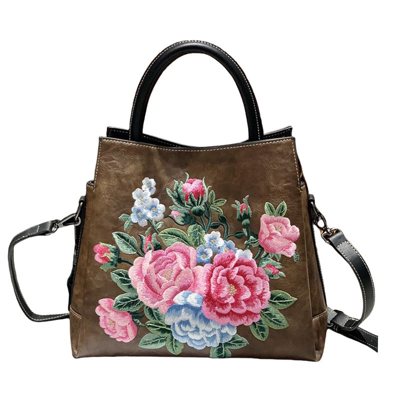 Women's Retro Chinese Style Embroidery With Cheongsam Handbags