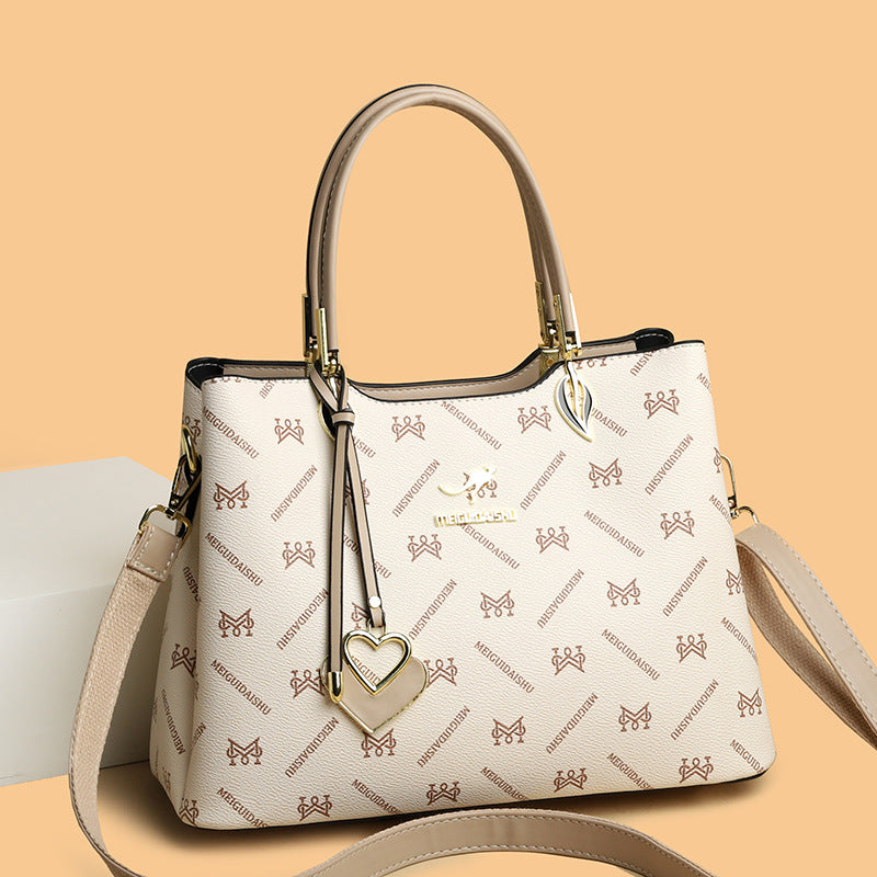 Women's Kangaroo Classy Mom Soft Leather Large Crossbody Bags