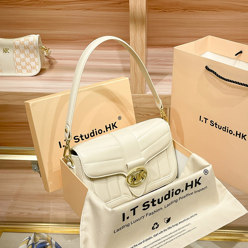 Women's Genuine Leather Underarm Portable Fashion Crossbody Bags