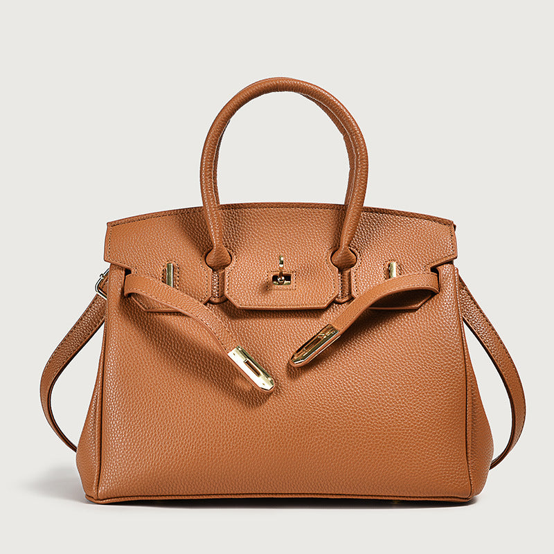 Women's High-grade Portable Platinum Kelly Large Capacity Crossbody Bags