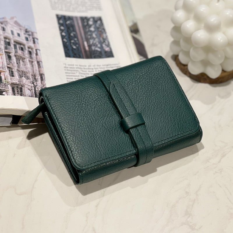 Women's Korean Soft Genuine Leather High-grade First Ladies Wallets