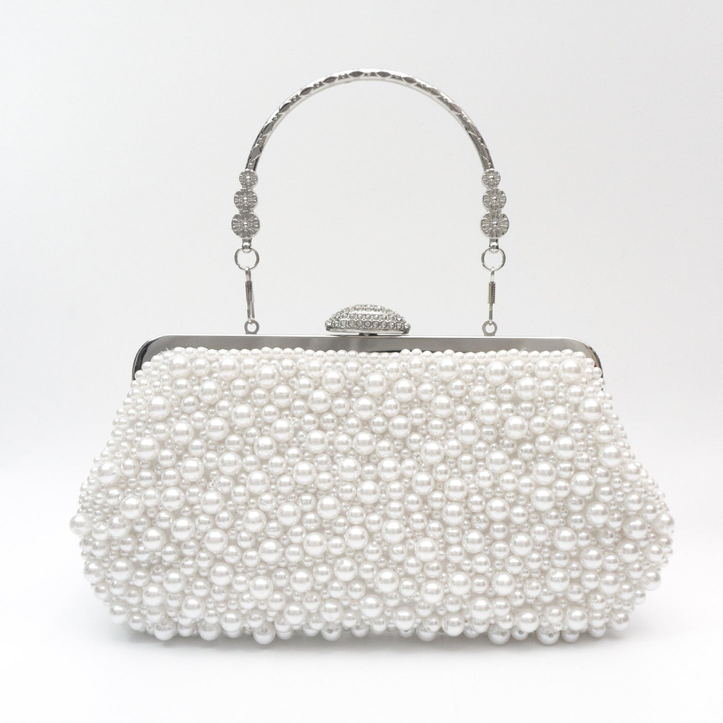 Women's Kai Solid Color Pearl Dinner Dress Evening Bags
