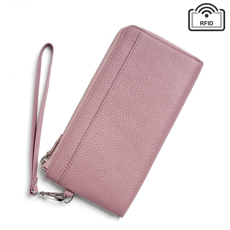 Women's Fashion Leather Long Zipper Hand Carrying Ladies Wallets
