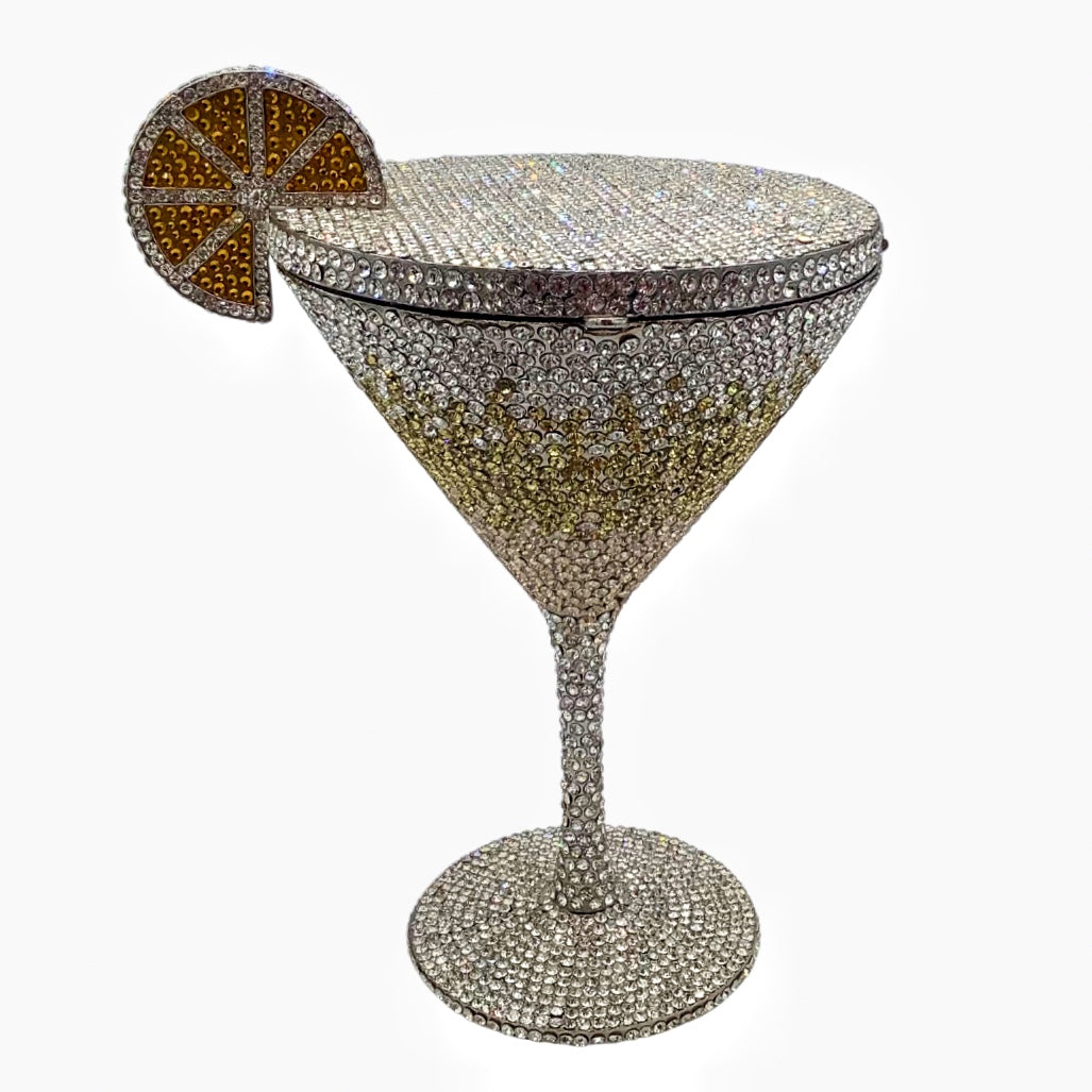 Women's Strictly Selected Cocktail Goblet Diamond Clutch Bags