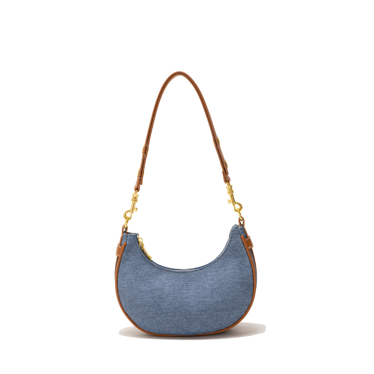 Women's Charming Fashion Commuter Denim Baguette Armpit Bags