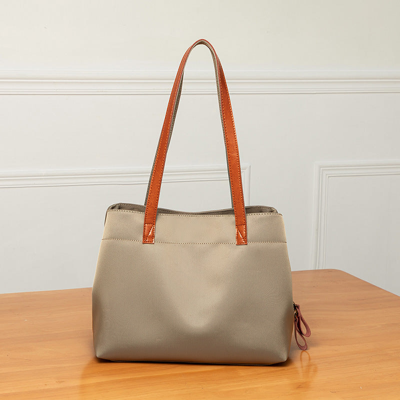 Women's Oxford Cloth Large Capacity Totes Fashionable Shoulder Bags