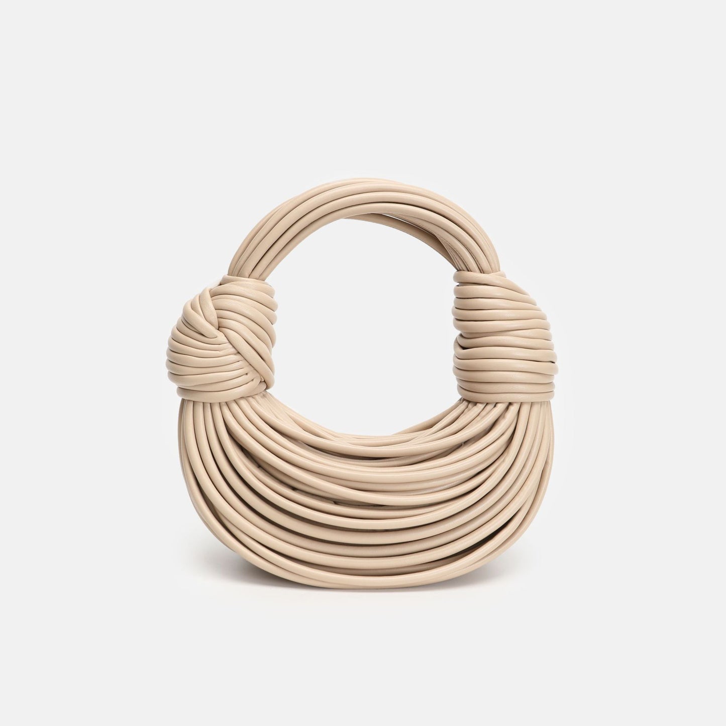 Hand-woven Bends Hitches Design Knotted Pulled Handbags