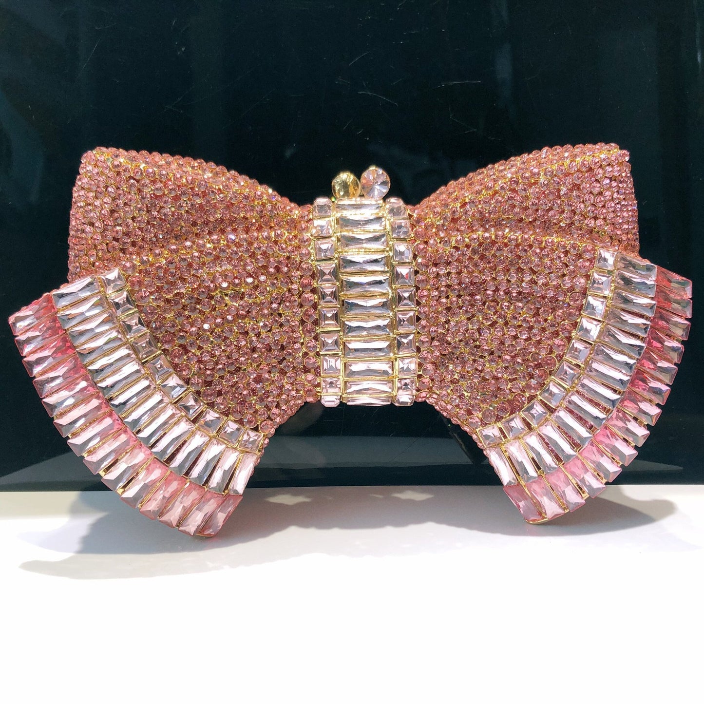 Women's Strictly Selected Bow Diamond Banquet Full Evening Bags