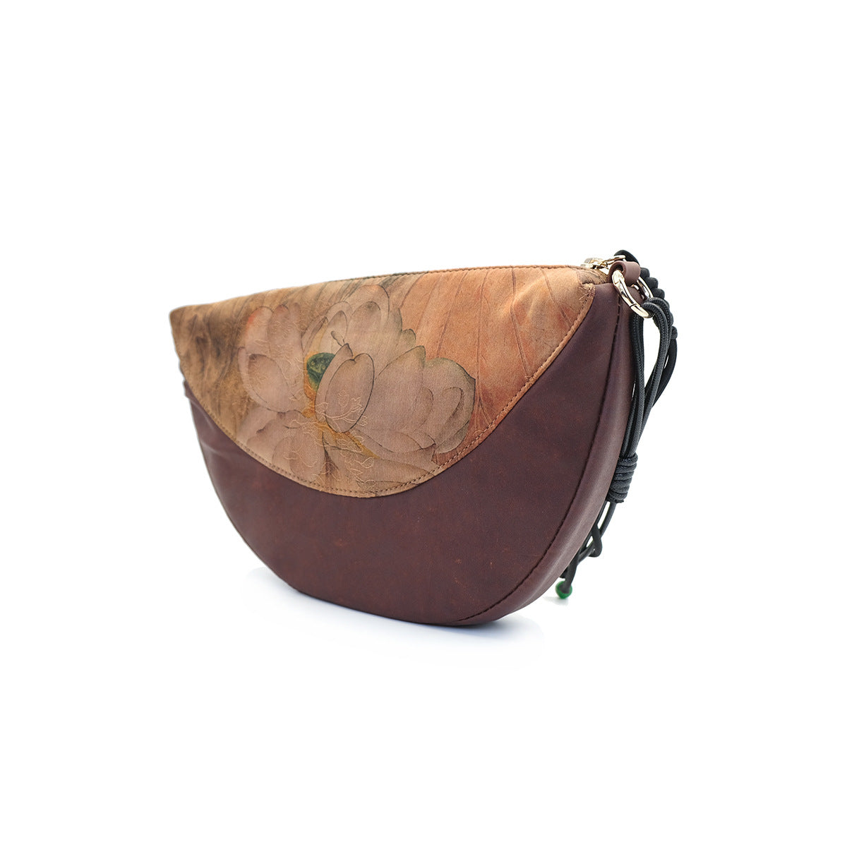 Women's Chinese Yarn Saddle Retro National Style Crossbody Bags