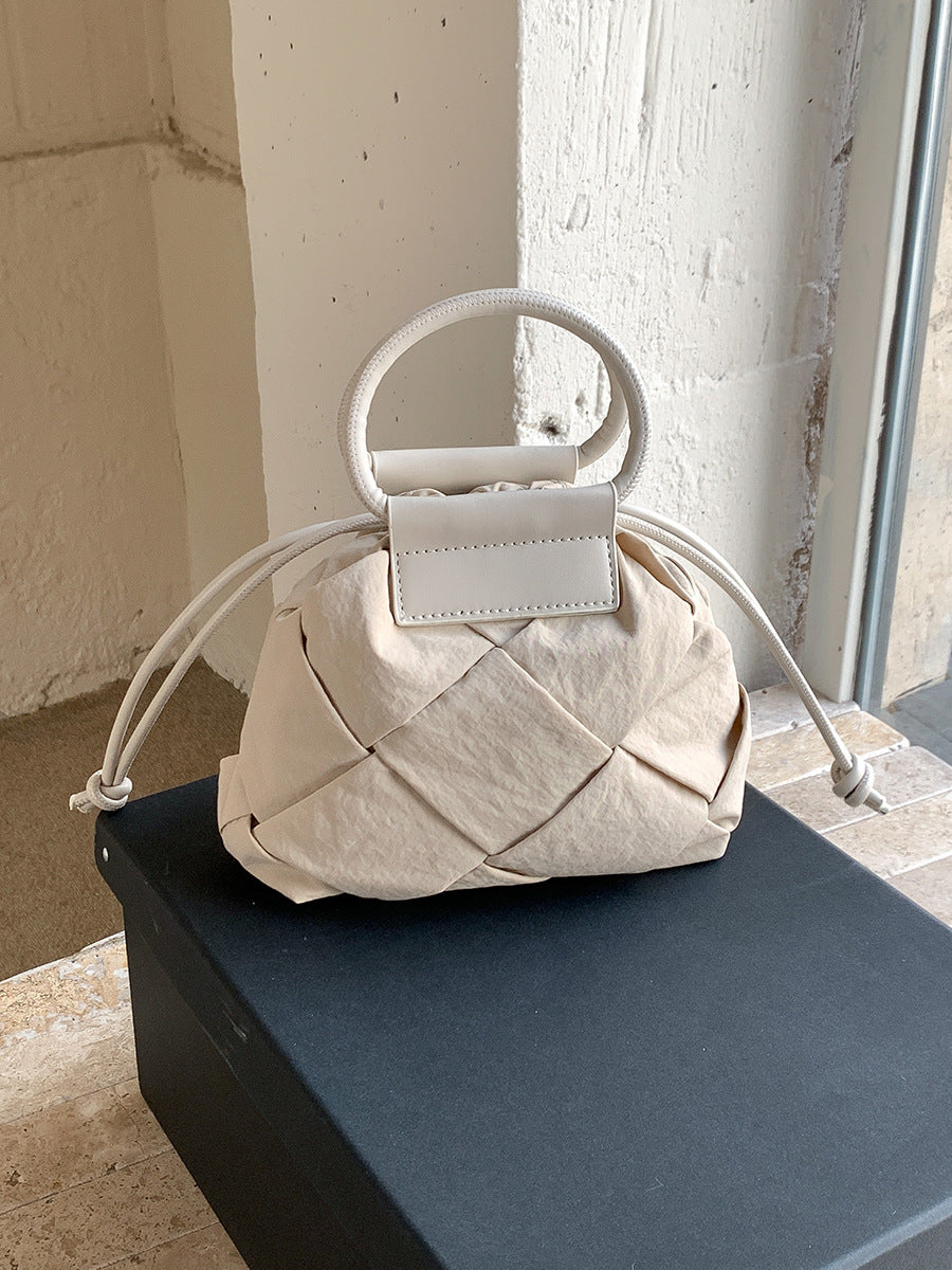 Women's Woven Creative Design Portable Cloth Fashion String Crossbody Bags