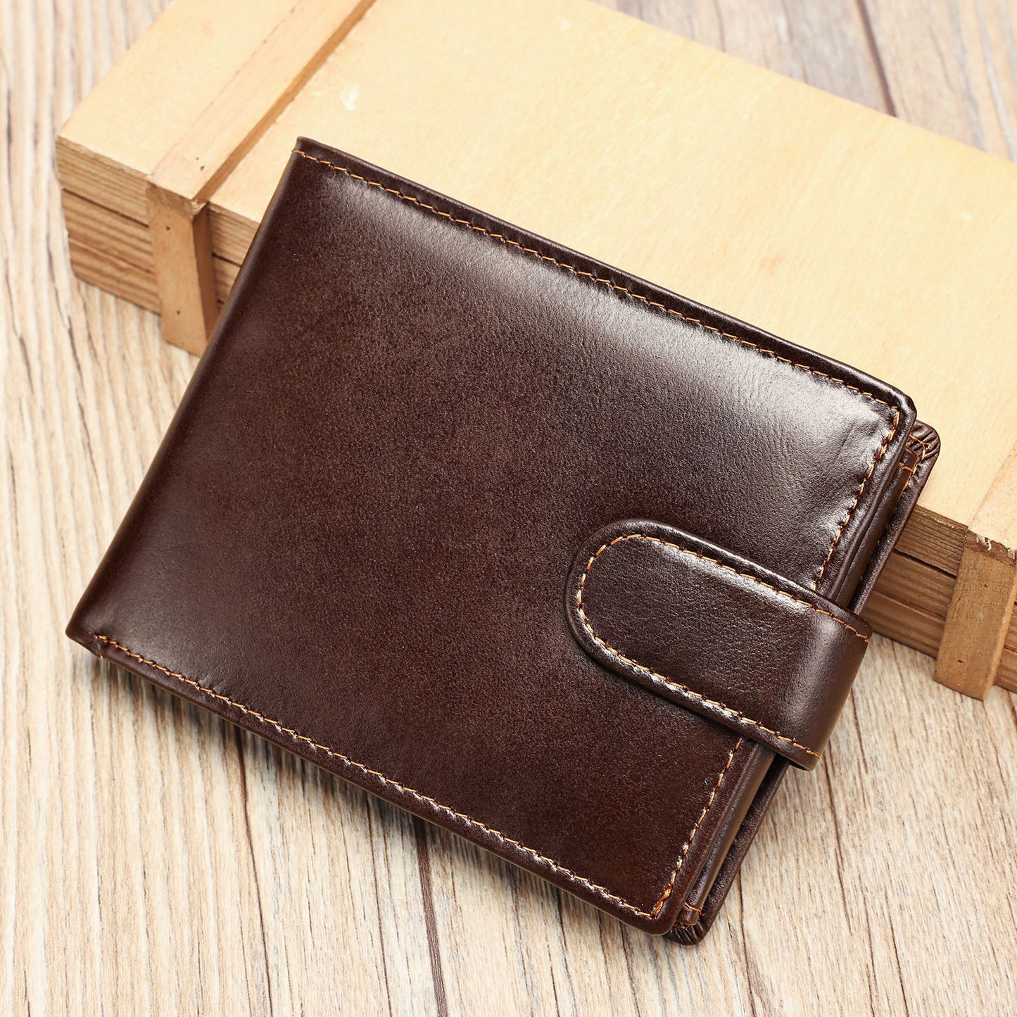 Men's Leather First Layer Cowhide High-grade Retro Men's Wallets
