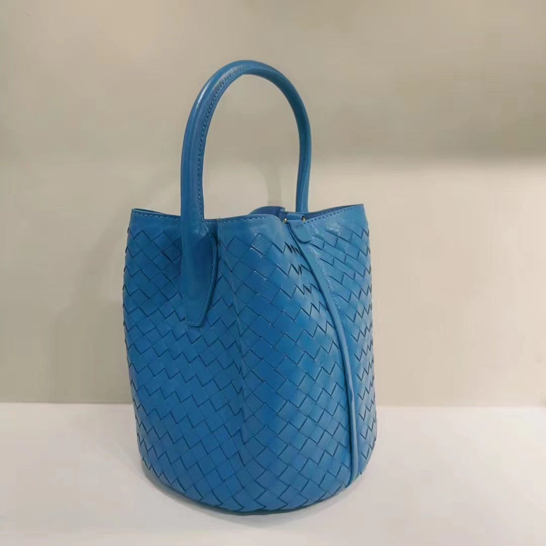 Woven Niche Texture Vegetable Basket Authentic Crossbody Bags