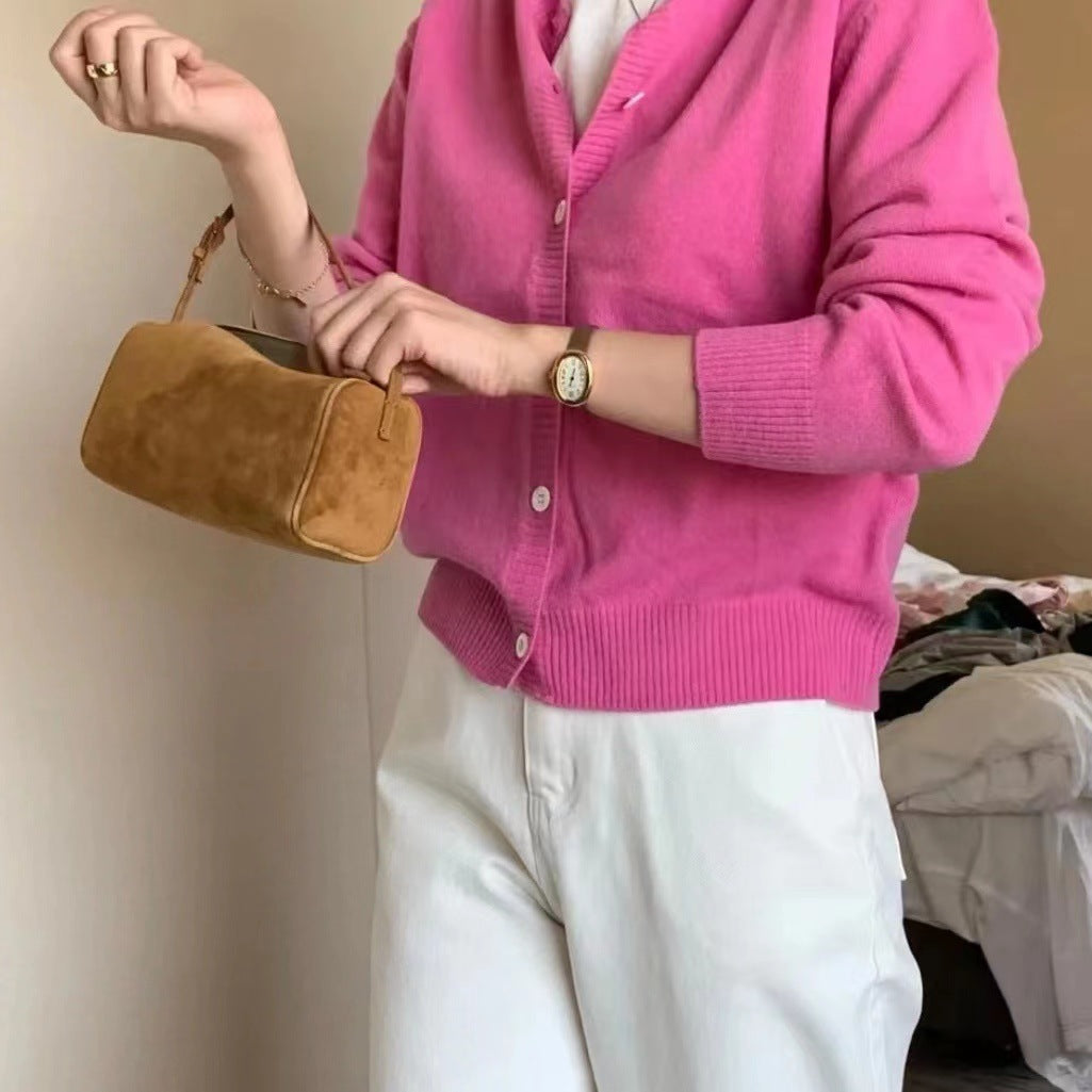 Women's Design Genuine Leather Retro Pencil Simple Handbags