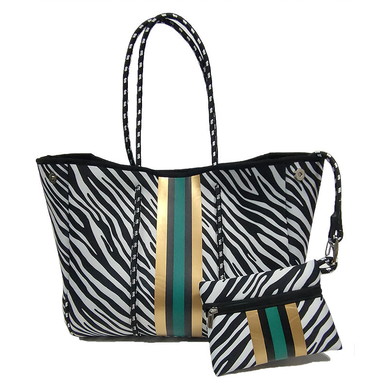 Neoprene Beach Printing Weekend Portable Seaside Handbags