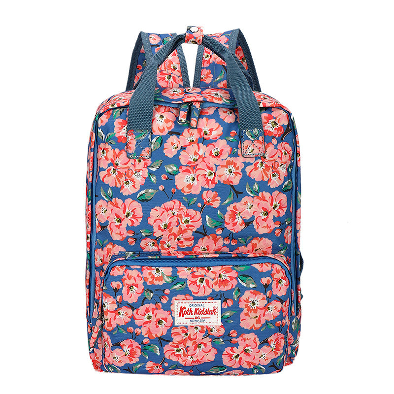 Women's Printed Large Capacity Flower Bird Computer Travel Bags