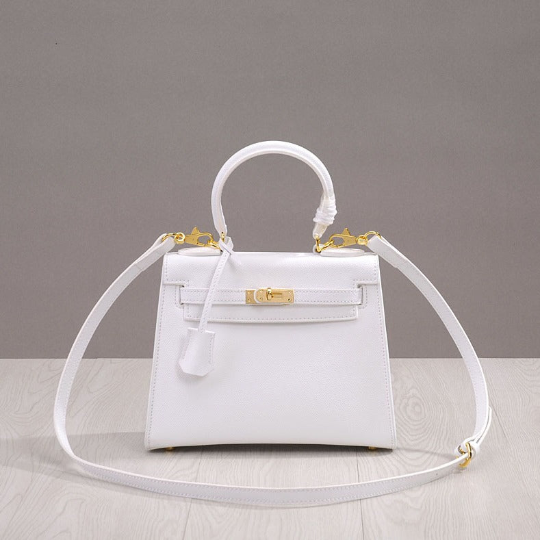 Women's Genuine Leather Portable Mini Palm Print Bags