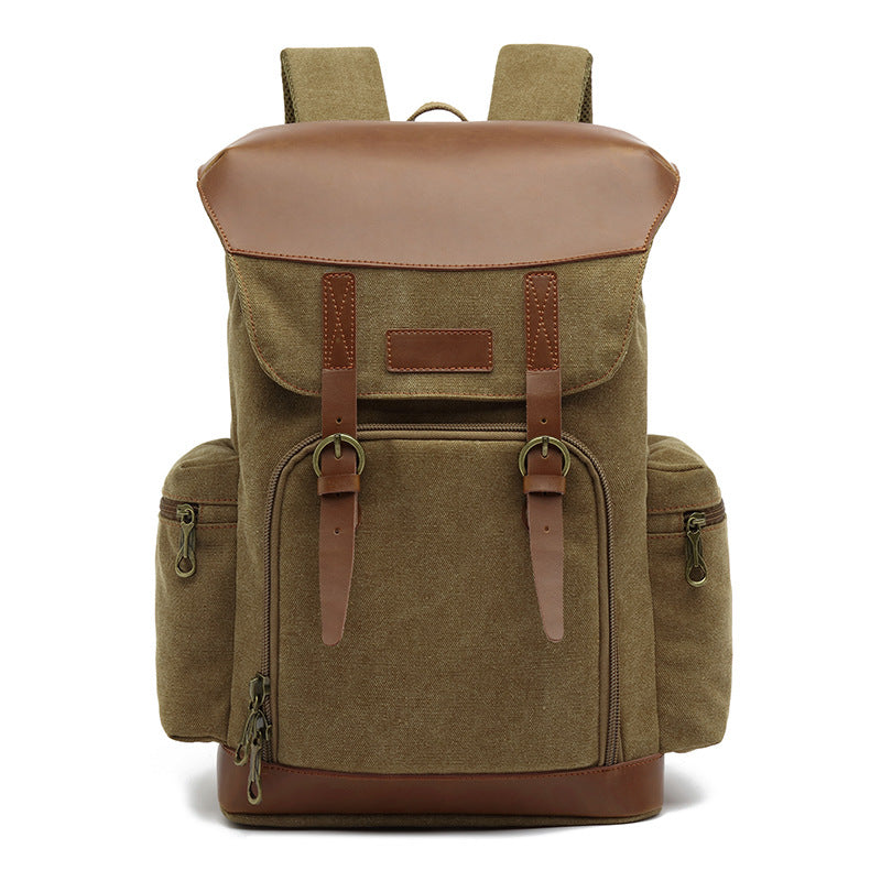 Men's Flying Vintage Computer Canvas Female College Backpacks