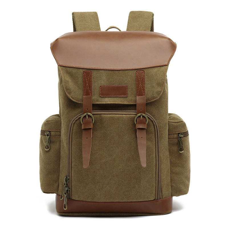 Men's Flying Vintage Computer Canvas Female College Backpacks