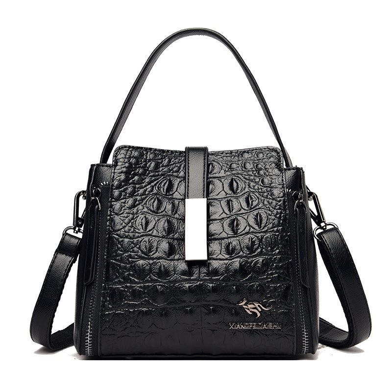 Women's Summer Crocodile Pattern Korean Style Trendy Handbags