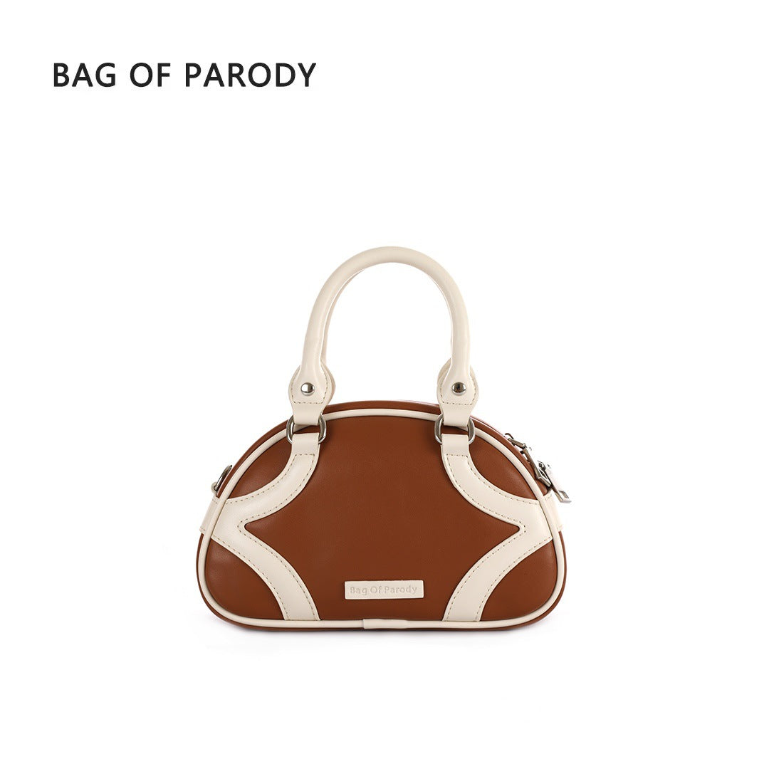Women's Must Oping Retro High-grade Exquisite Bowling Handbags