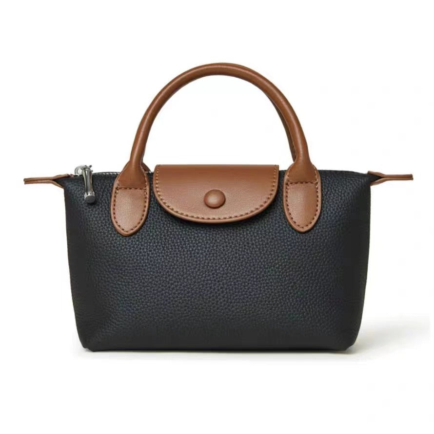 Women's Luxury Dumpling Genuine Leather First Layer Cowhide Large Handbags