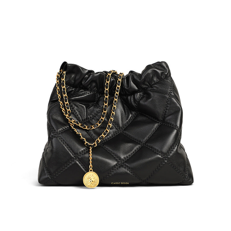 Women's Summer Large Capacity Commuter Leather Chain Shoulder Bags